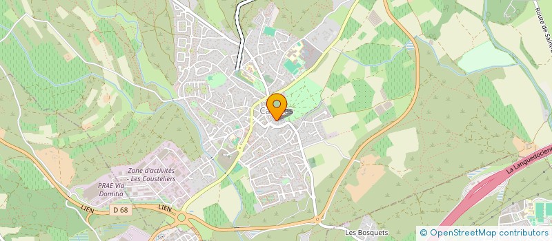 localisation de l'entreprise MADAME BLANDINE GENDRE  CASTRIES