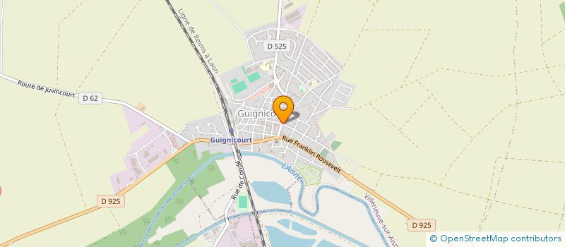 localisation de l'entreprise MADAME BLANDINE GEORGIN à VILLENEUVE-SUR-AISNE