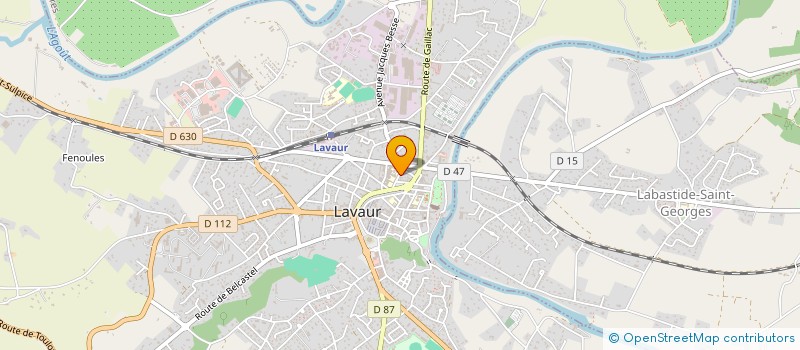 localisation de l'entreprise MADAME BLANDINE GERIN à LAVAUR