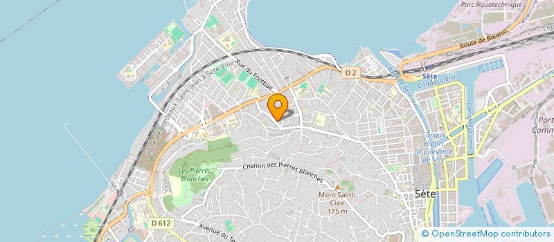 localisation de l'entreprise MADAME BLANDINE GIBAJA  SETE