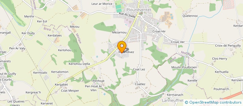 localisation de l'entreprise MADAME BLANDINE GOULARD à PLOUNEVENTER