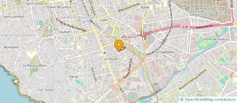 localisation de l'entreprise MADAME BLANDINE GOURRAUD à MARSEILLE