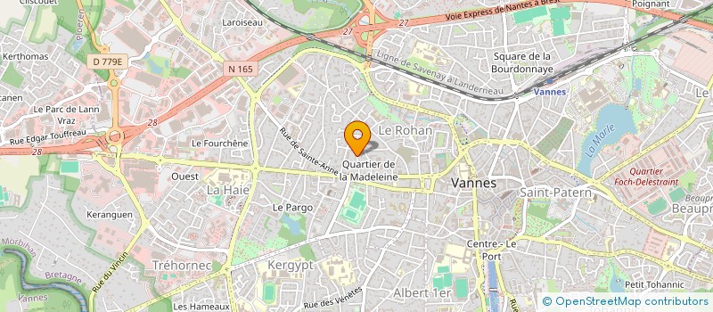 localisation de l'entreprise MADAME BLANDINE GRES à VANNES