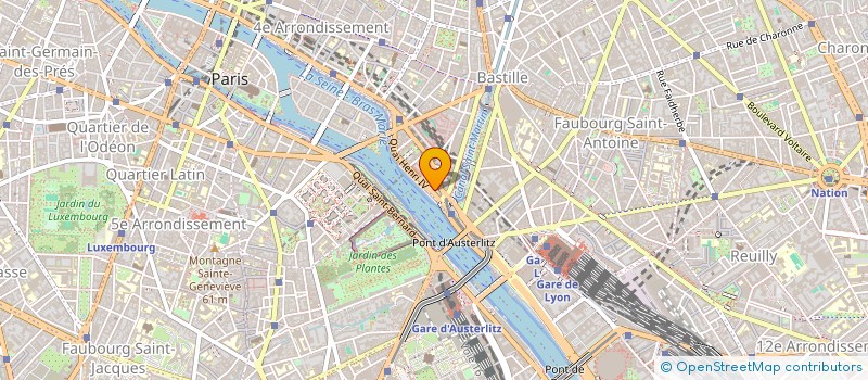 localisation de l'entreprise MADAME BLANDINE GUETTIER à PARIS