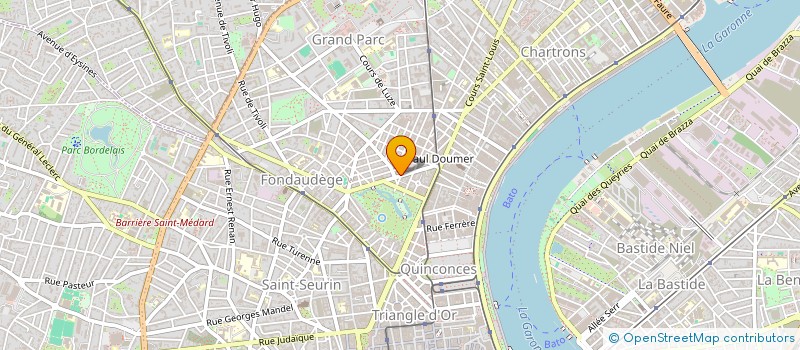 localisation de l'entreprise MADAME BLANDINE GUILLAUME  BORDEAUX