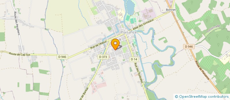 localisation de l'entreprise MADAME BLANDINE GUILLEMASSY-CAZABONNE  PLAISANCE