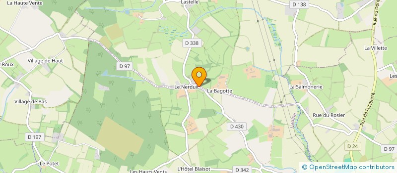 localisation de l'entreprise MADAME BLANDINE HAIZE  LE PLESSIS-LASTELLE