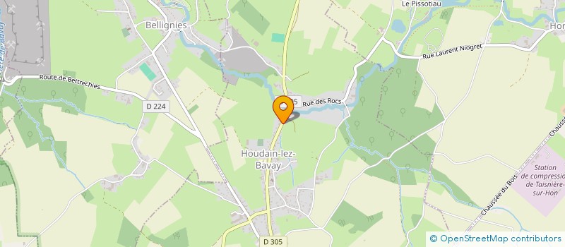 localisation de l'entreprise MADAME BLANDINE HANNEQUART à HOUDAIN-LEZ-BAVAY
