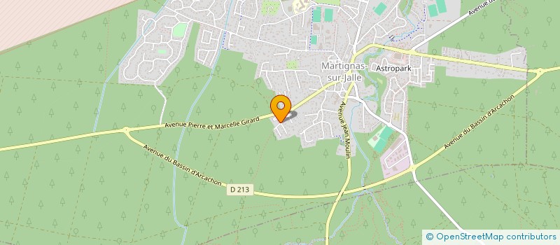 localisation de l'entreprise MADAME BLANDINE HATTON  MARTIGNAS-SUR-JALLE