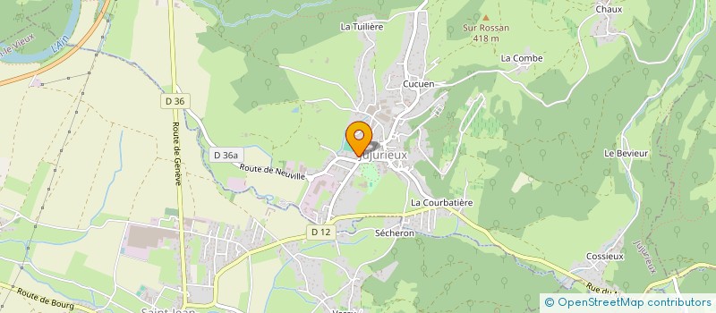 localisation de l'entreprise MADAME BLANDINE HAYE à JUJURIEUX