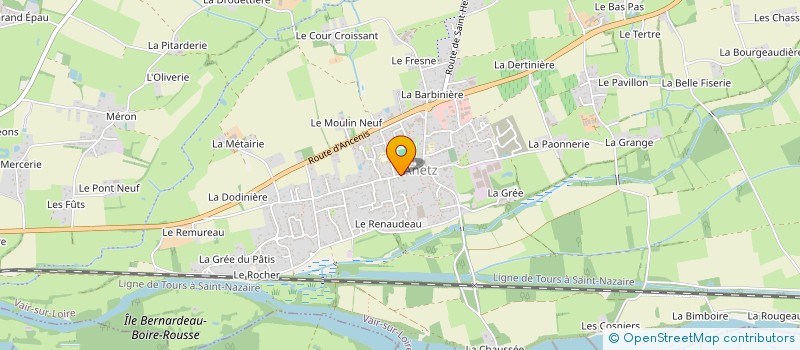 localisation de l'entreprise MADAME BLANDINE HERAULT à VAIR-SUR-LOIRE