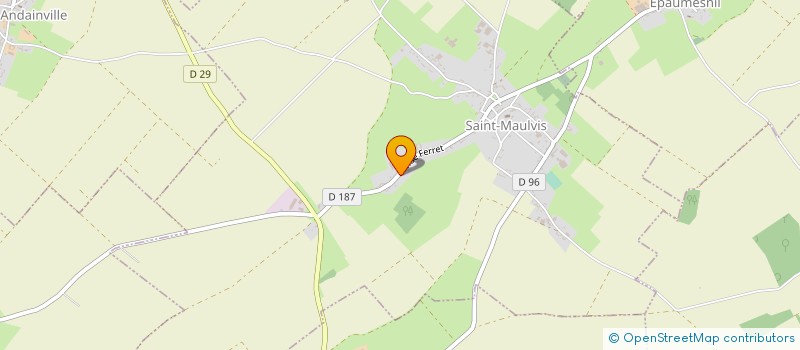 localisation de l'entreprise MADAME BLANDINE HERBET  SAINT-MAULVIS