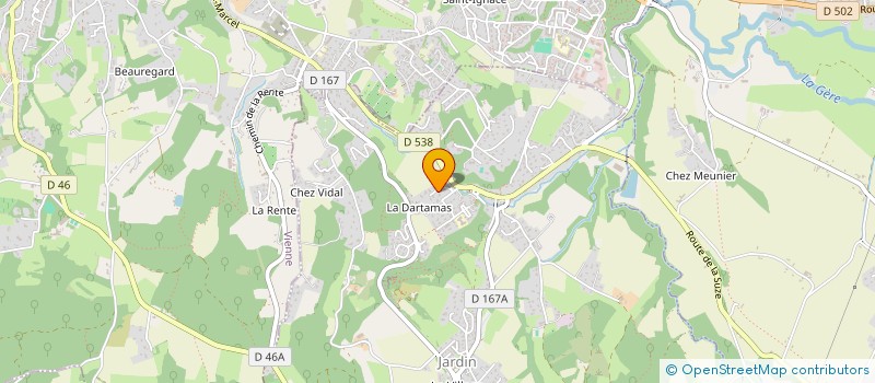 localisation de l'entreprise MADAME BLANDINE HERNO  JARDIN