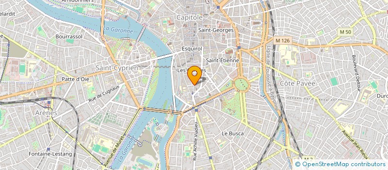 localisation de l'entreprise MADAME BLANDINE HOUGAS à TOULOUSE