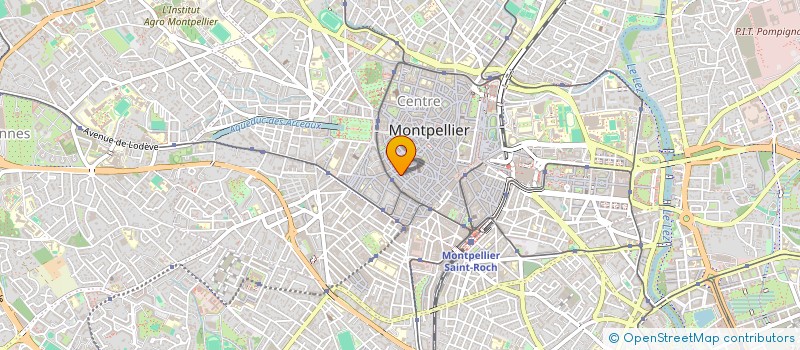 localisation de l'entreprise MADAME BLANDINE HOUSSEAU  MONTPELLIER