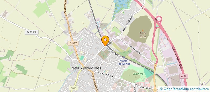 localisation de l'entreprise MADAME BLANDINE HUGOO  NUX-LES-MINES