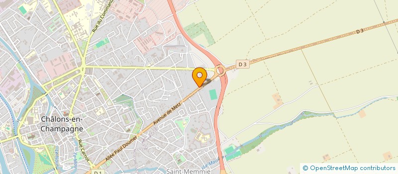 localisation de l'entreprise MADAME BLANDINE JACQUES  CHALONS-EN-CHAMPAGNE