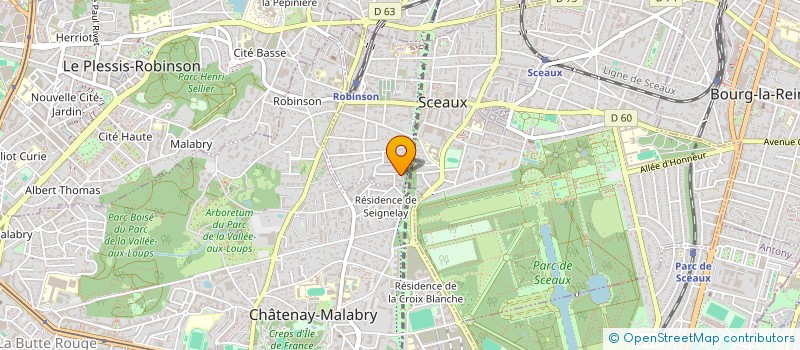 localisation de l'entreprise MADAME BLANDINE JAFFELIN à SCEAUX