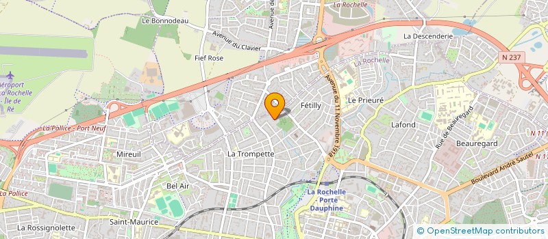 localisation de l'entreprise MADAME BLANDINE JAILLAIS  LA ROCHELLE