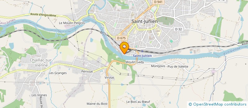 localisation de l'entreprise MADAME BLANDINE JATTIOT à SAINT-JUNIEN