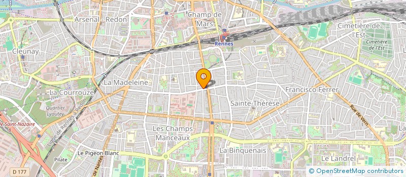 localisation de l'entreprise MADAME BLANDINE JET à RENNES