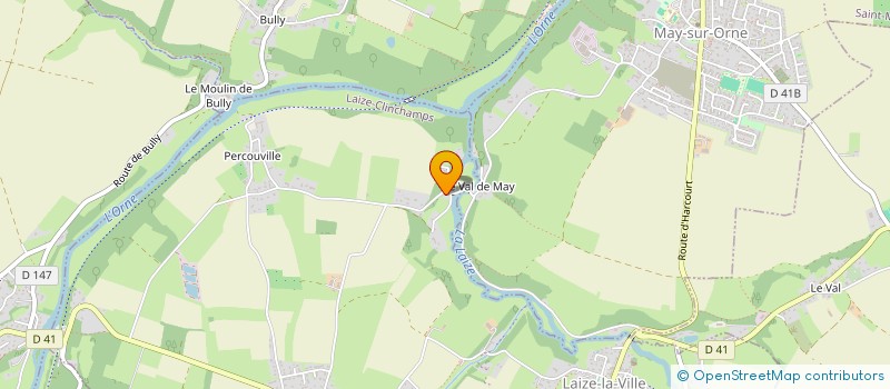 localisation de l'entreprise MADAME BLANDINE JOLY  LAIZE-CLINCHAMPS