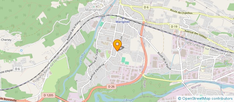 localisation de l'entreprise MADAME BLANDINE JORDAN  MARIGNIER