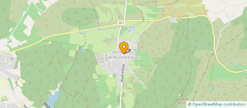 localisation de l'entreprise MADAME BLANDINE JULIEN  SAINTE-CROIX-DE-QUINTILLARGUES