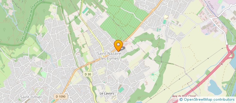 localisation de l'entreprise MADAME BLANDINE KRAWSKY  SAINT-NAZAIRE-LES-EYMES