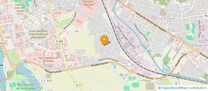 localisation de l'entreprise MADAME BLANDINE LACOUR  BOE