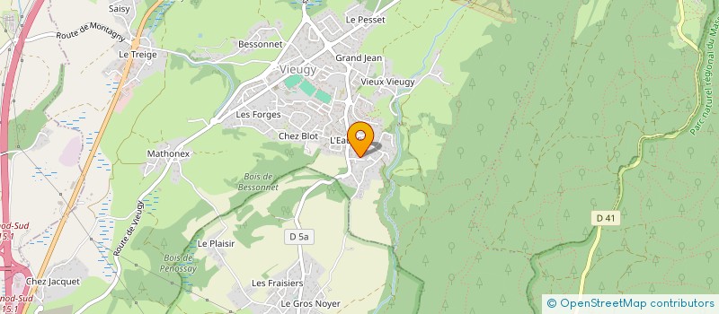 localisation de l'entreprise MADAME BLANDINE LE BRAS à ANNECY