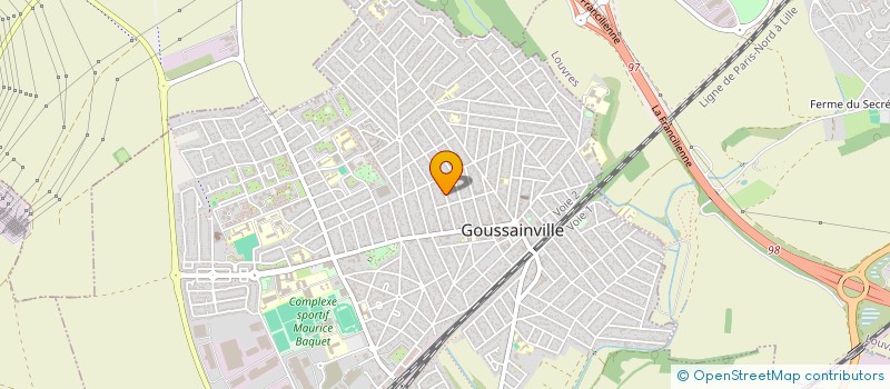 localisation de l'entreprise MADAME BLANDINE LECAILLE à GOUSSAINVILLE