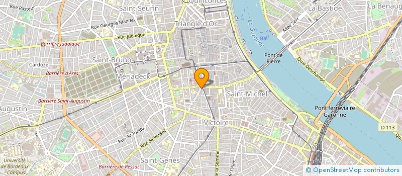 localisation de l'entreprise MADAME BLANDINE LECOMTE  BORDEAUX