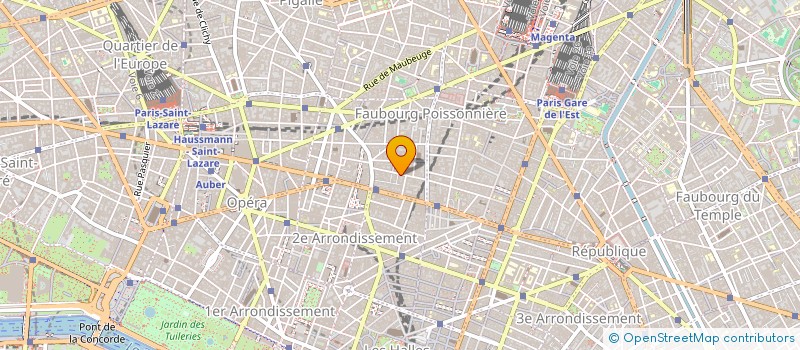 localisation de l'entreprise MADAME BLANDINE LEFEVRE  PARIS