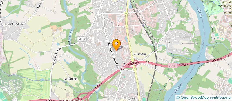 localisation de l'entreprise MADAME BLANDINE LEGAVRE à LA CHAPELLE-SUR-ERDRE