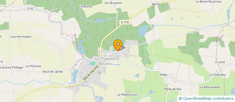 localisation de l'entreprise MADAME BLANDINE LEGLINEL  LE RHEU