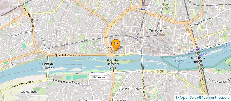 localisation de l'entreprise MADAME BLANDINE LEGRAND  ORLEANS