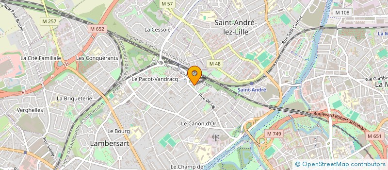 localisation de l'entreprise MADAME BLANDINE LEGRAND à LAMBERSART