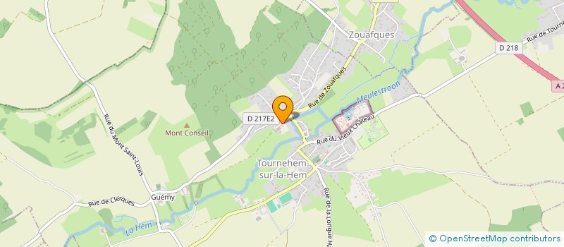 localisation de l'entreprise MADAME BLANDINE LEMPEREUR  TOURNEHEM-SUR-LA-HEM