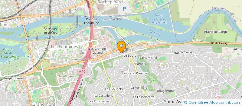 localisation de l'entreprise MADAME BLANDINE LENAIN  SAINT-AVERTIN