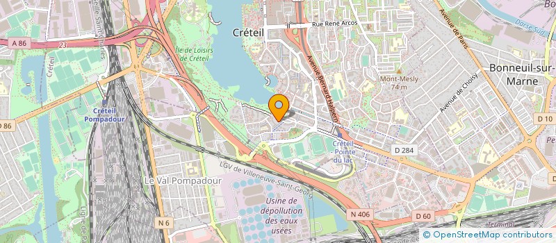 localisation de l'entreprise MADAME BLANDINE LIBELE LINGASA  CRETEIL