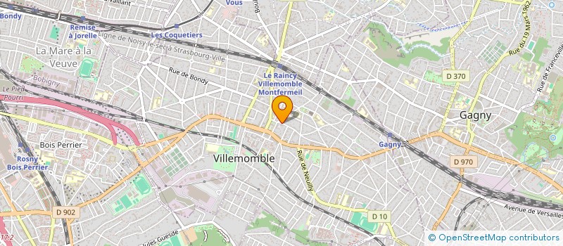 localisation de l'entreprise MADAME BLANDINE LOSA  VILLEMOMBLE