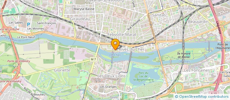 localisation de l'entreprise MADAME BLANDINE MAKOKO  TOURS