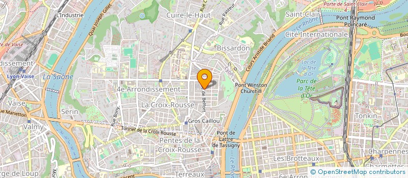 localisation de l'entreprise MADAME BLANDINE MANHES  LYON