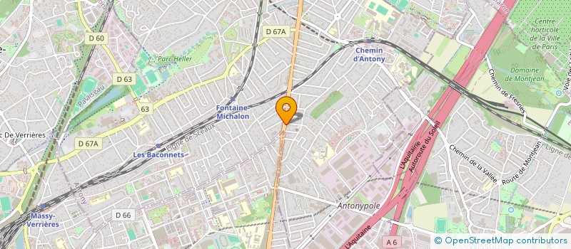 localisation de l'entreprise MADAME BLANDINE MARLIER à ANTONY