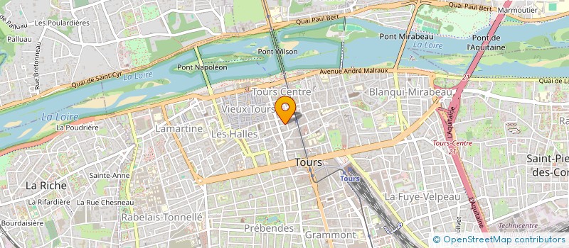 localisation de l'entreprise MADAME BLANDINE MASSE  TOURS