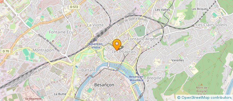 localisation de l'entreprise MADAME BLANDINE MASSON à BESANCON