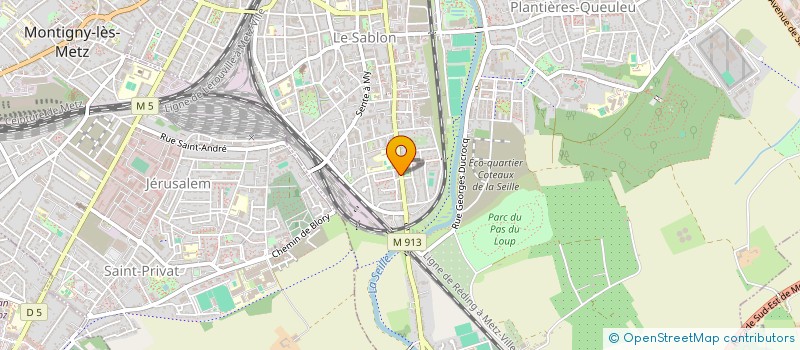 localisation de l'entreprise MADAME BLANDINE MAURICE  METZ