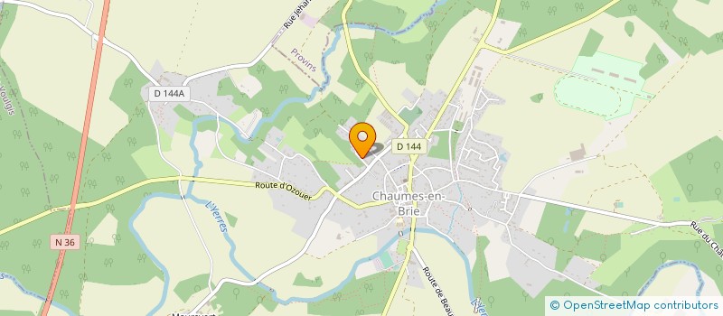 localisation de l'entreprise MADAME BLANDINE MELLIER  CHAUMES-EN-BRIE