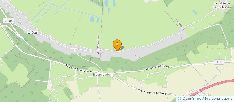 localisation de l'entreprise MADAME BLANDINE MERCIER  BOUQUELON